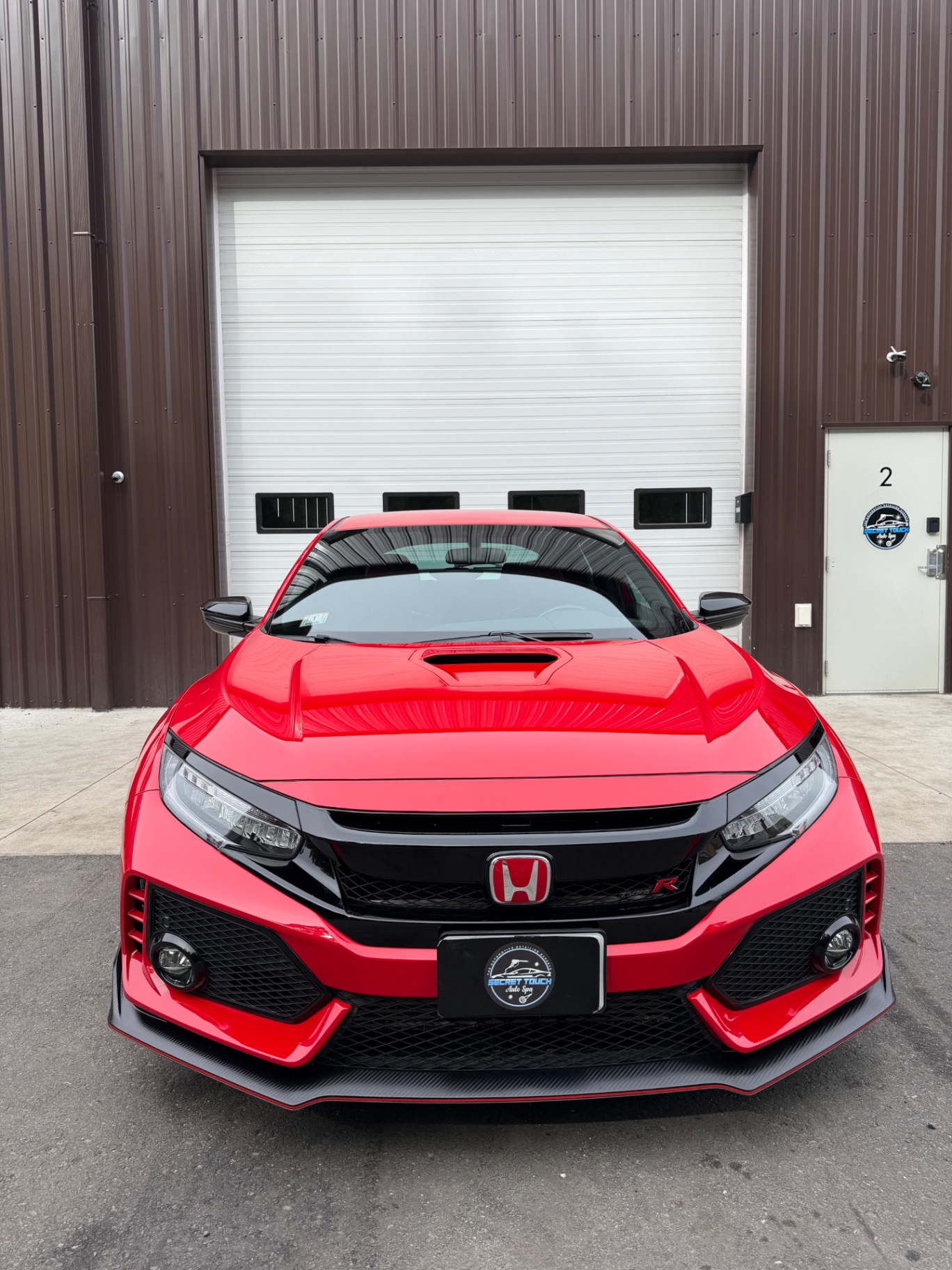 Honda Civic Type R red front detailing Shrewsbury MA