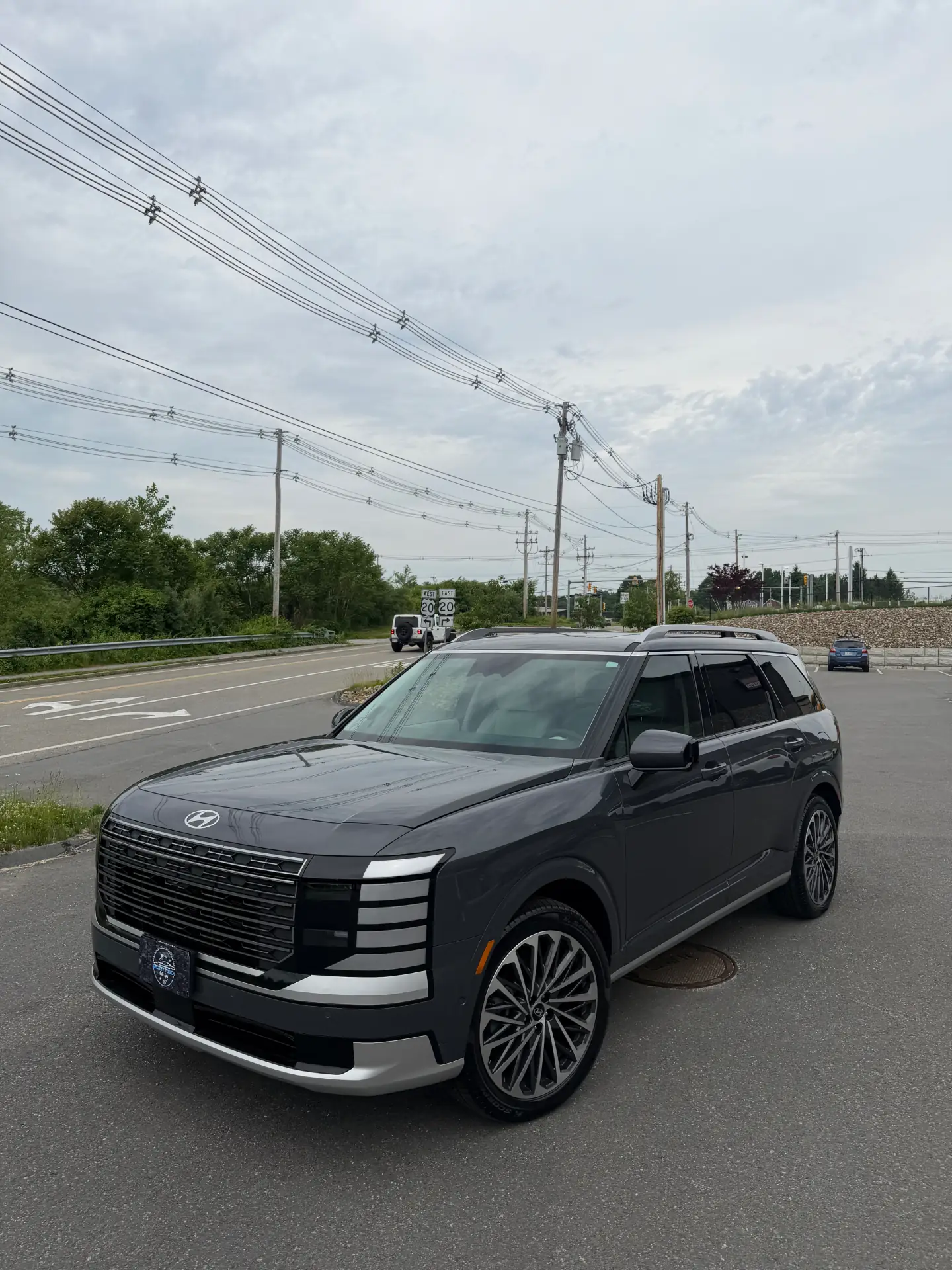 Hyundai Palisade gray ceramic coating Shrewsbury MA