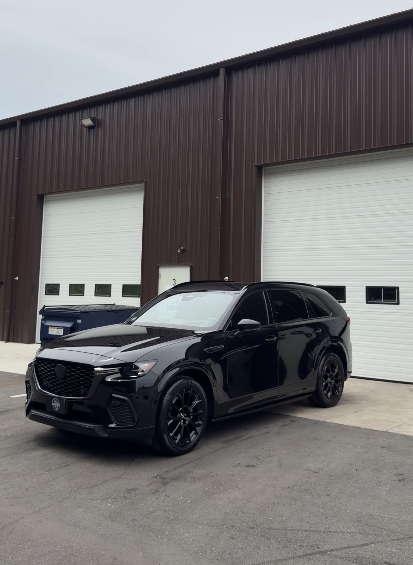 Mazda CX-90 black ceramic coating Shrewsbury MA