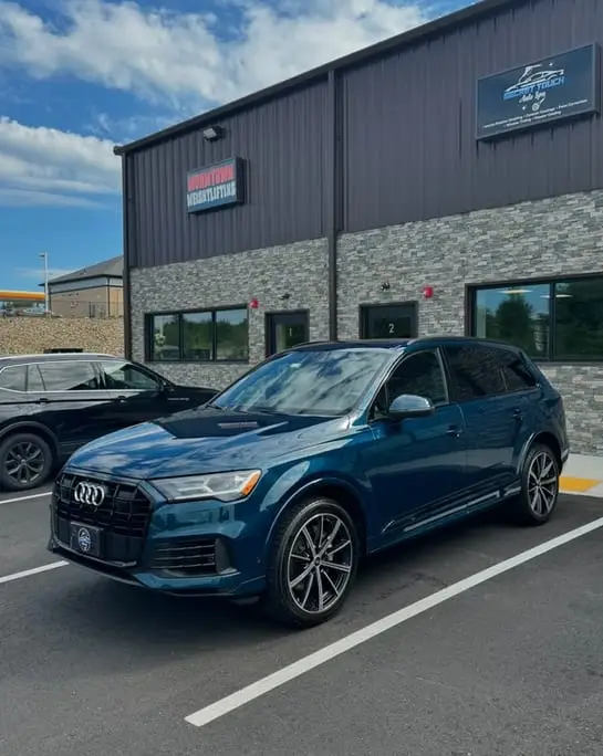 Audi Q7 with professional ceramic coating Secret Touch Auto Spa Worcester County MA