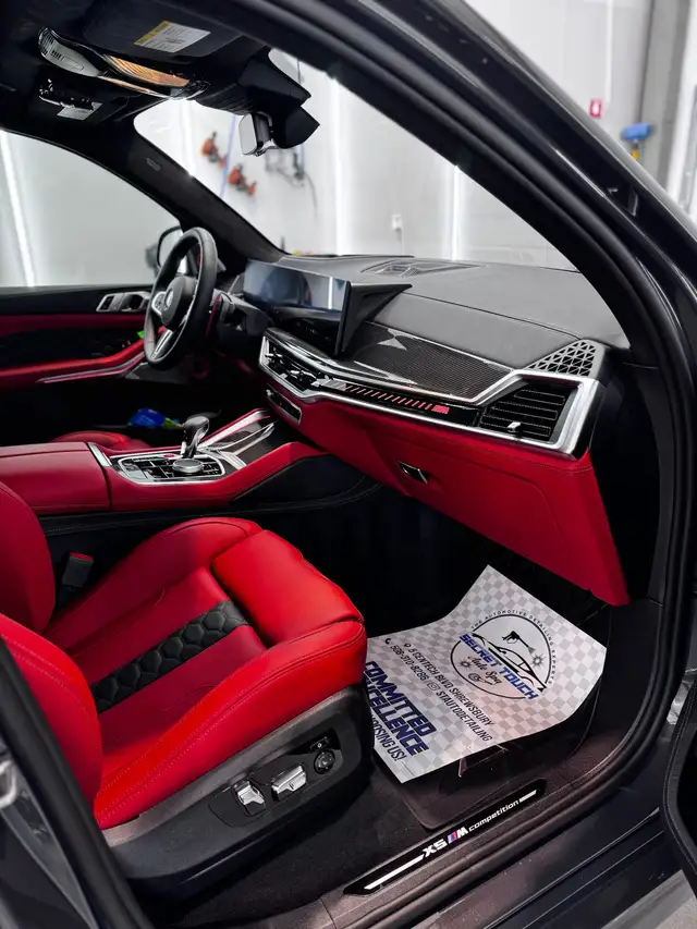 BMW X5M Competition interior ceramic coating Shrewsbury MA