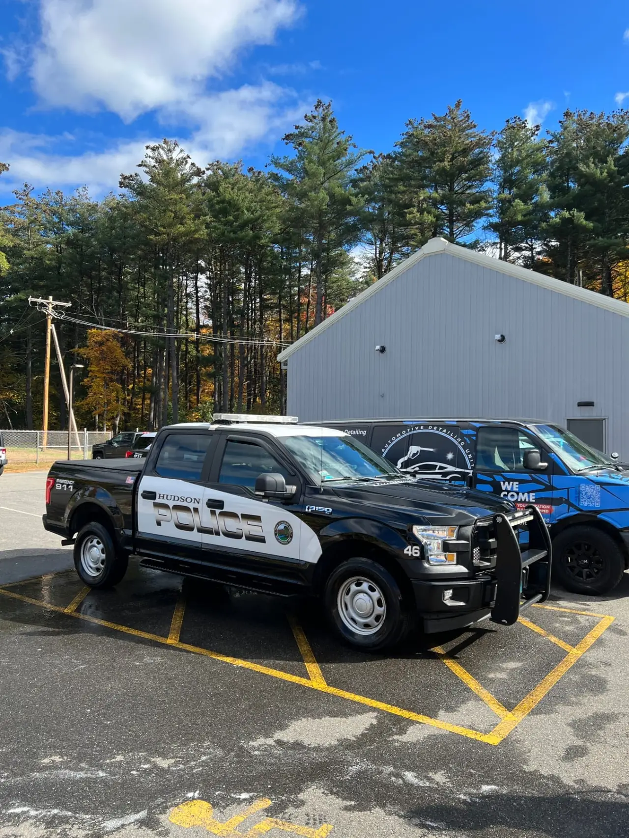 Hudson Police F-150 fleet maintenance Central Massachusetts