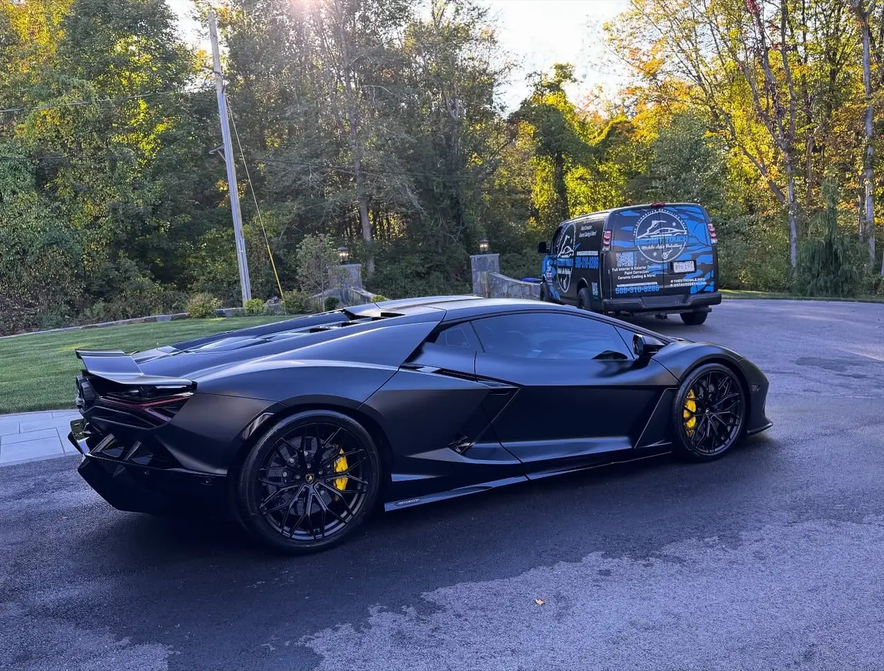 Lamborghini Revuelto ceramic coating Secret Touch van Shrewsbury MA