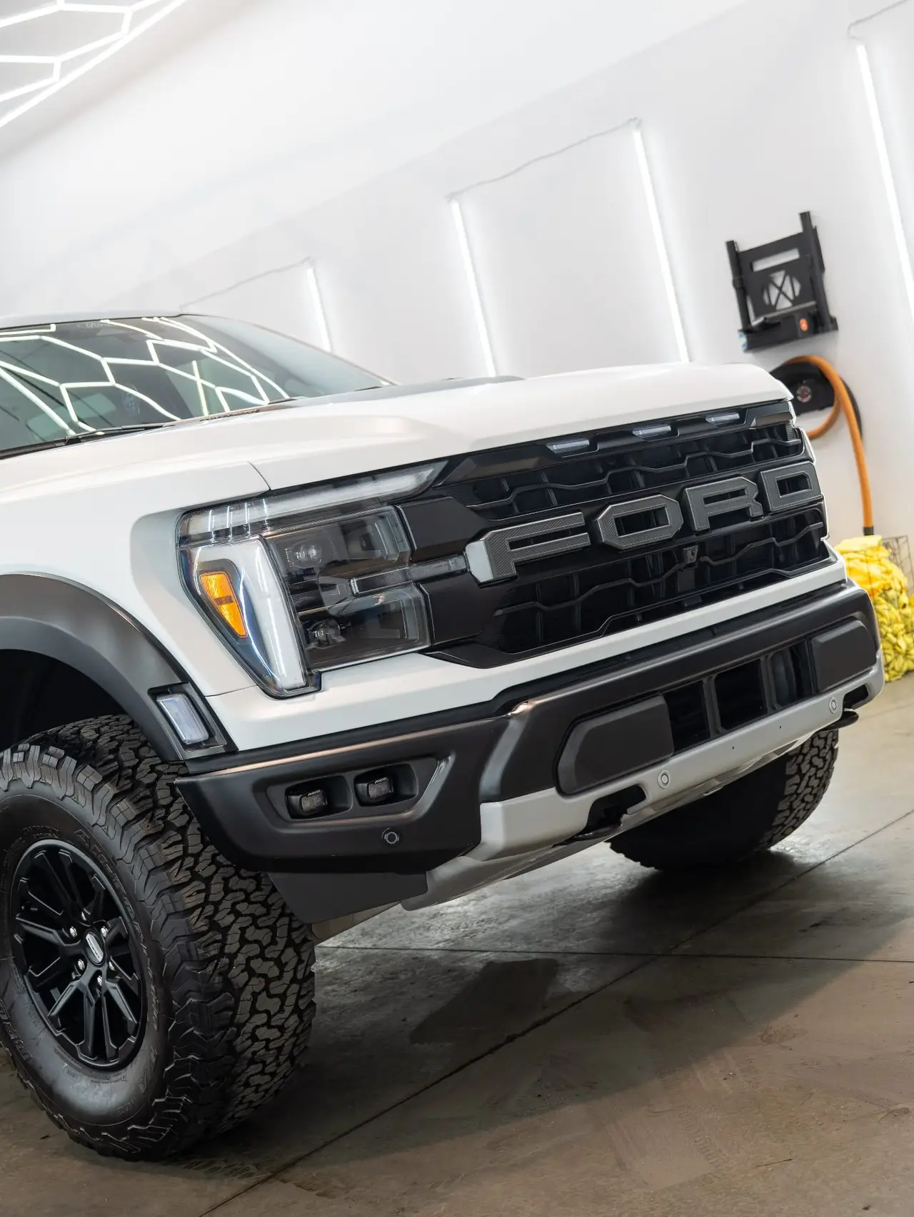 Ford Raptor matte stealth PPF Shrewsbury MA - 1