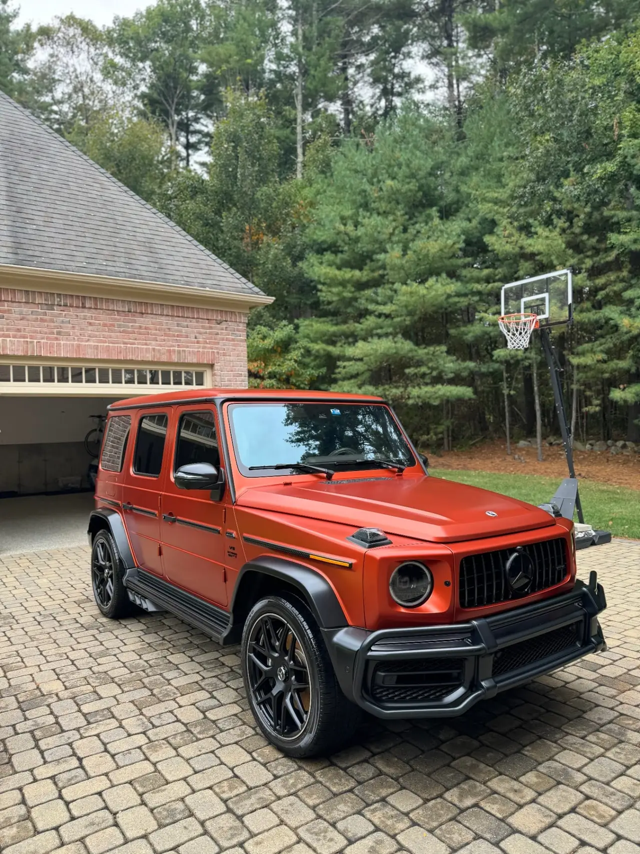 Mercedes G63 AMG orange PPF ceramic coating Shrewsbury MA