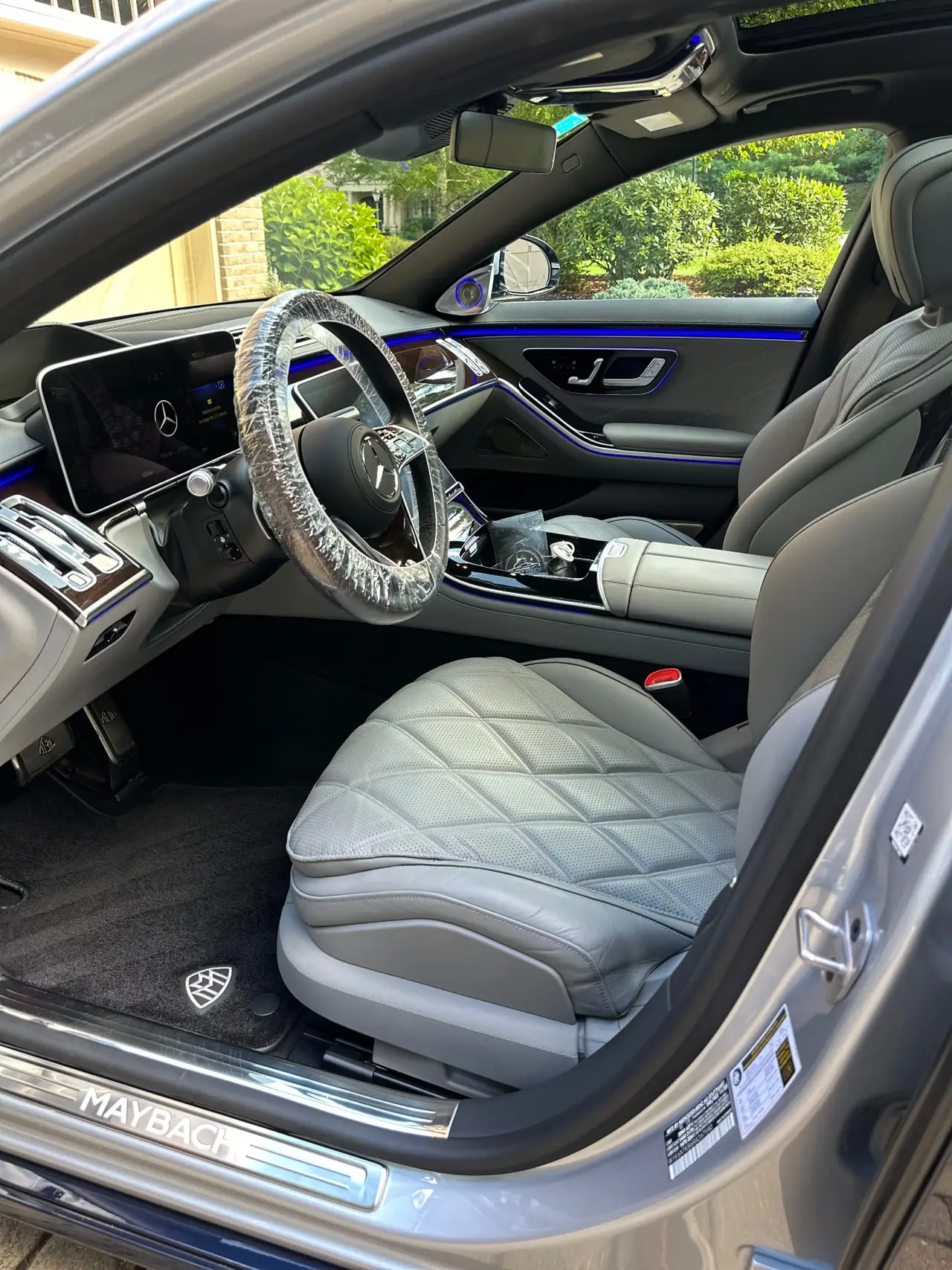 Mercedes Maybach interior front seat detailing Central MA