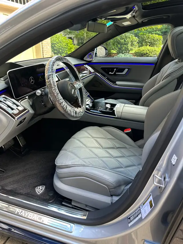 Mercedes Maybach interior front seat detailing Central MA