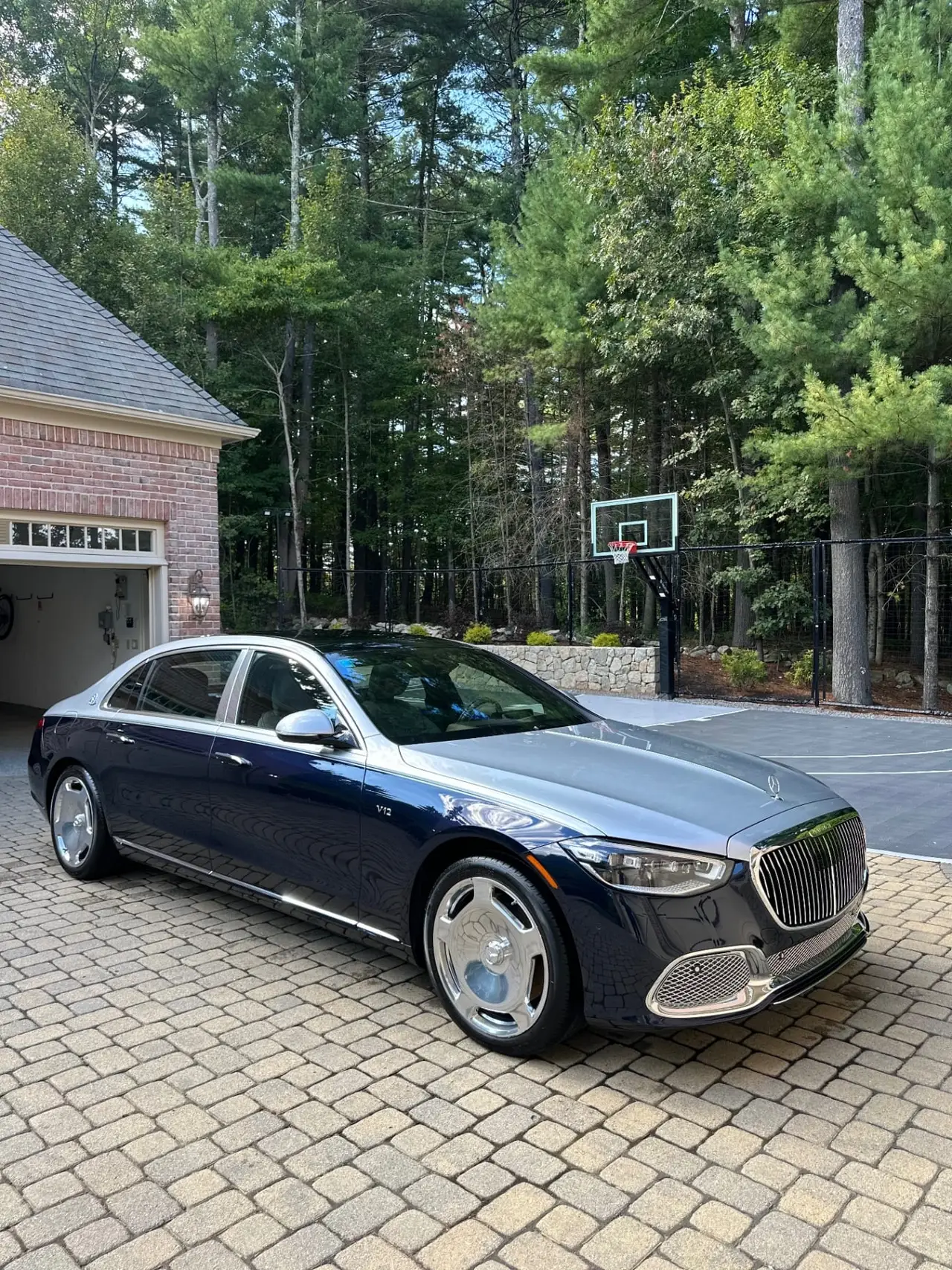 Mercedes Maybach V12 front ceramic coating Central MA
