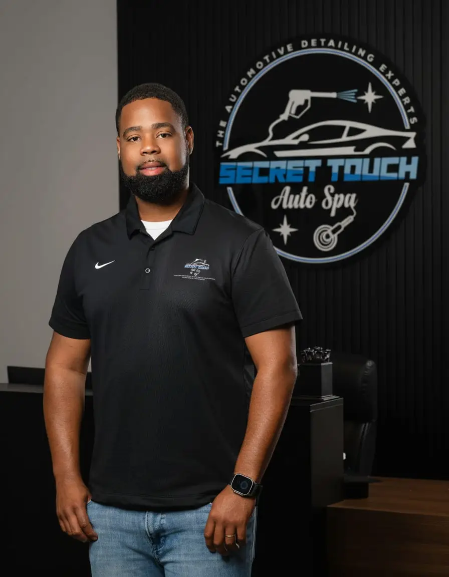 Nate Nakhid founder of Secret Touch Auto Spa detailing studio Shrewsbury MA
