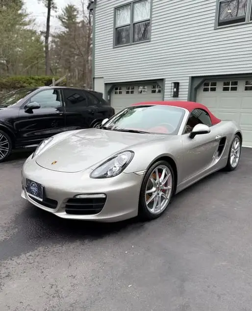 Porsche with ceramic coating showing deep gloss and protection at Secret Touch Auto Spa Shrewsbury MA