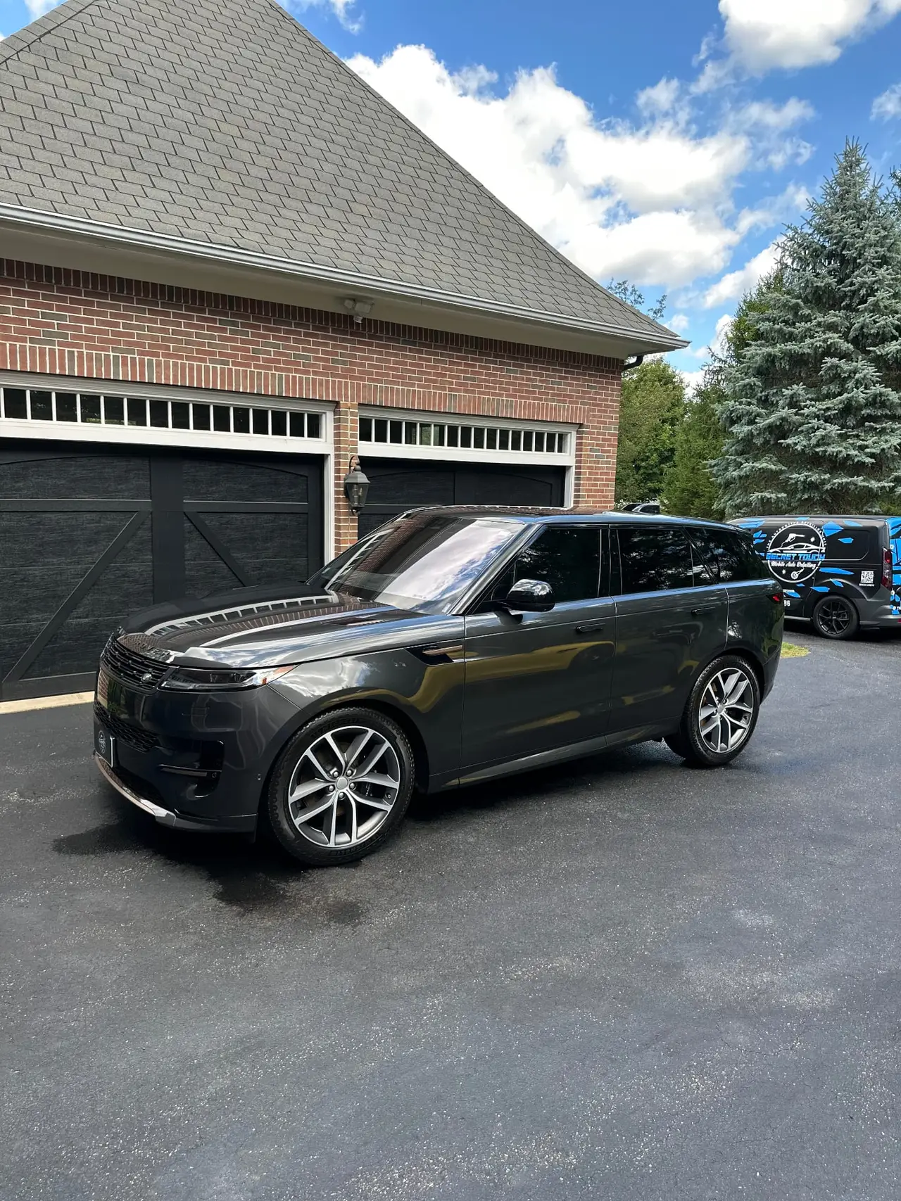 Range Rover Sport black mobile detailing Worcester County MA