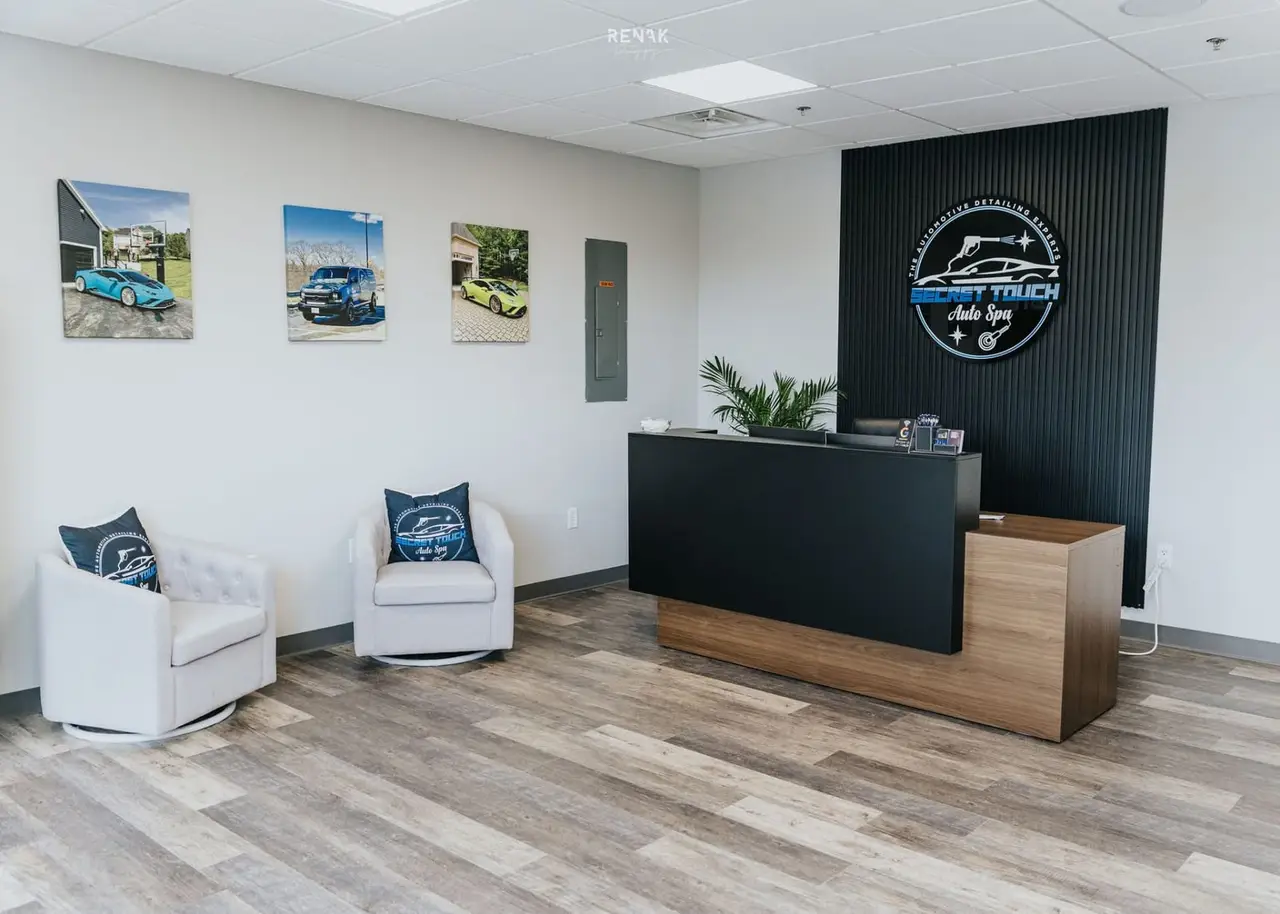 Secret Touch Auto Spa reception and lobby area