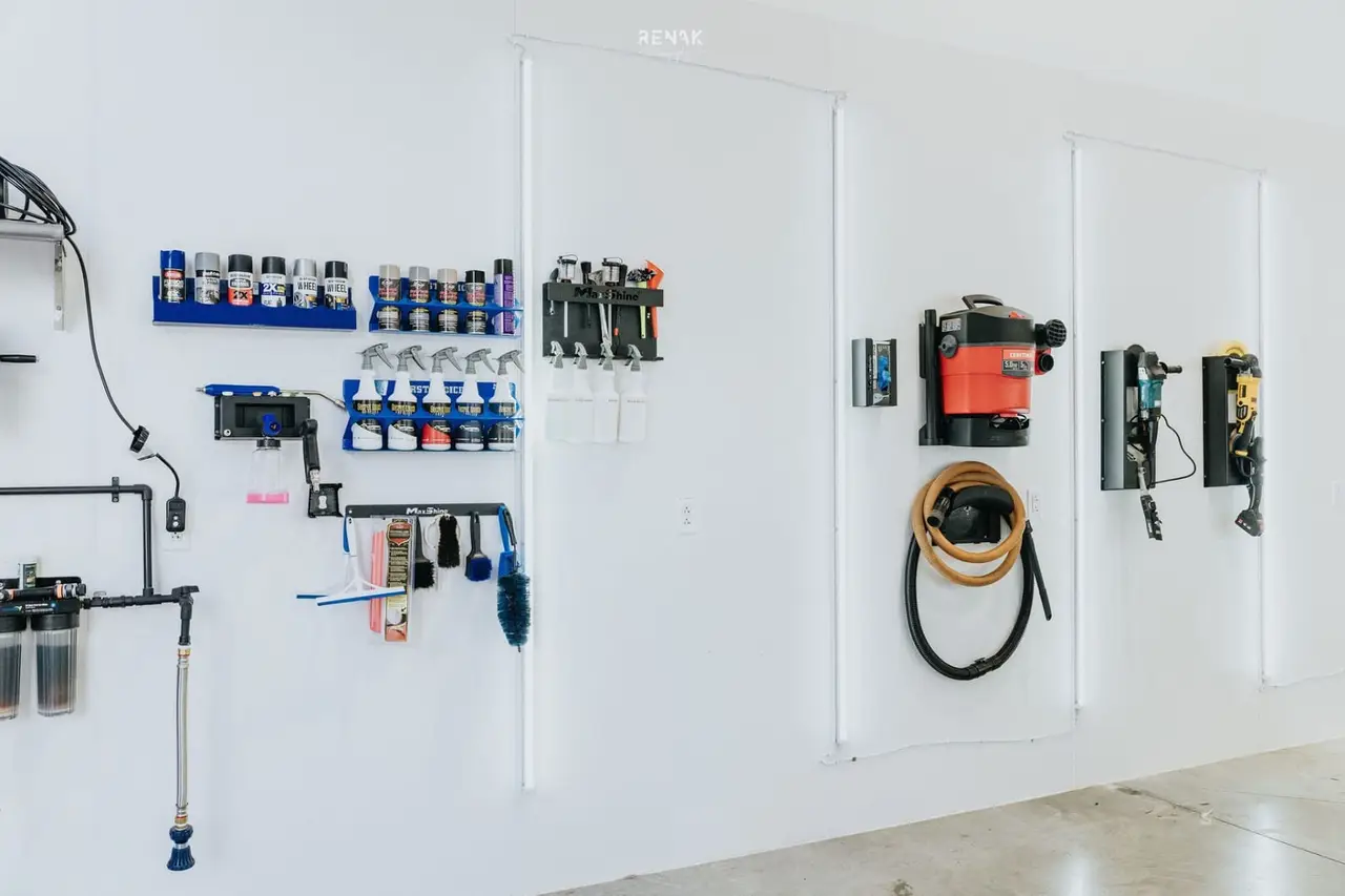 Professional detailing equipment and tools at Secret Touch