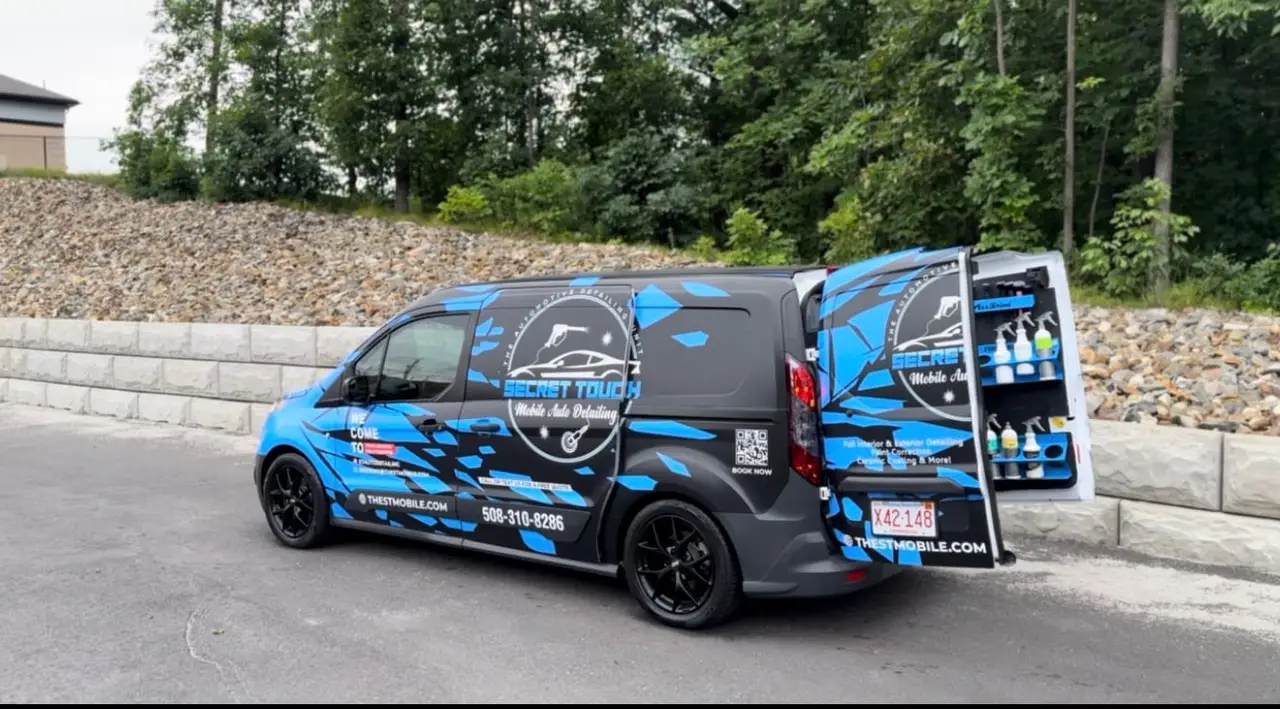 Secret Touch mobile detailing van fully equipped Shrewsbury MA