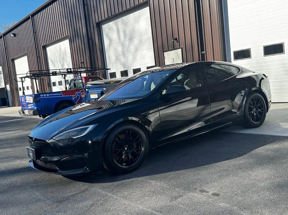 Tesla Model S exterior ceramic coating Shrewsbury MA